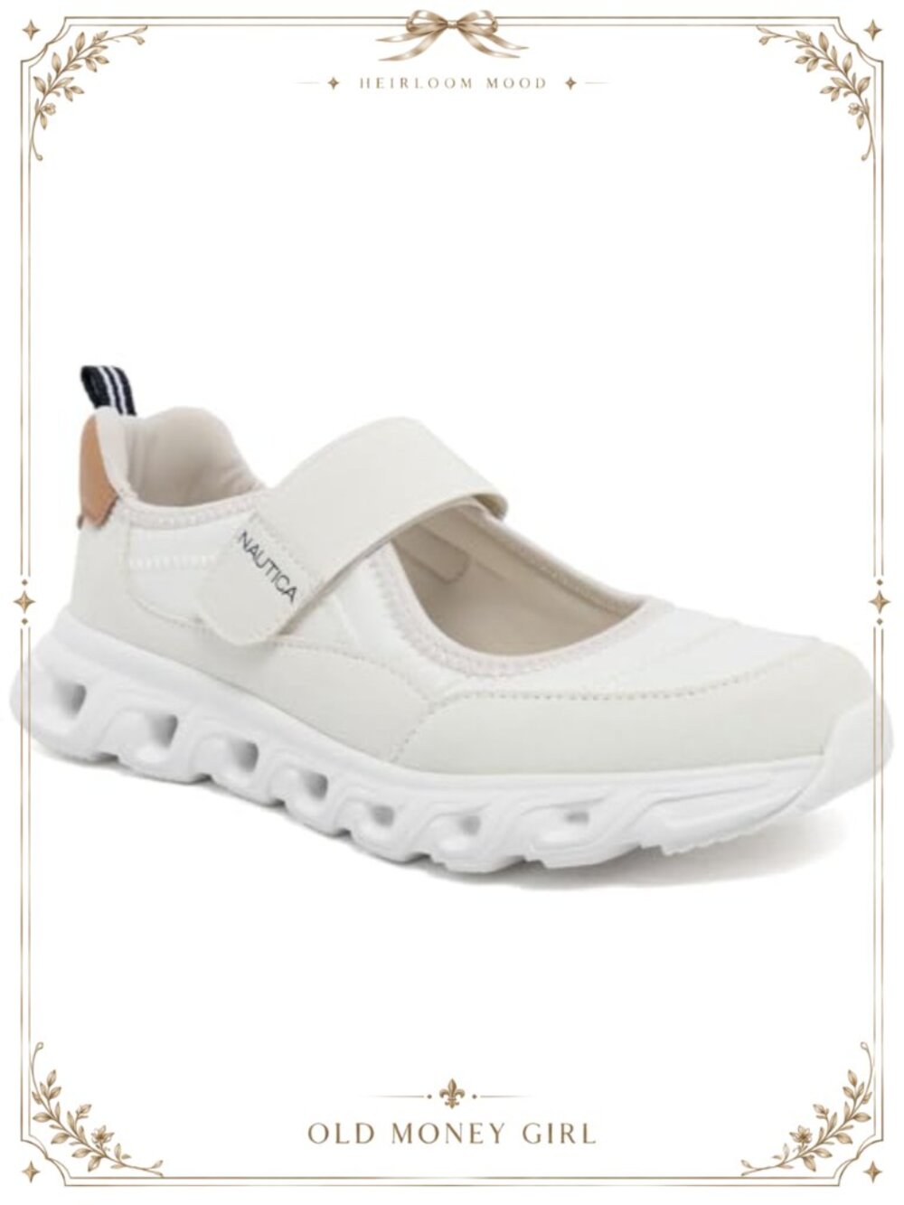 Mary Jane Ballet Flat Walking Shoe with Cushioned Sole